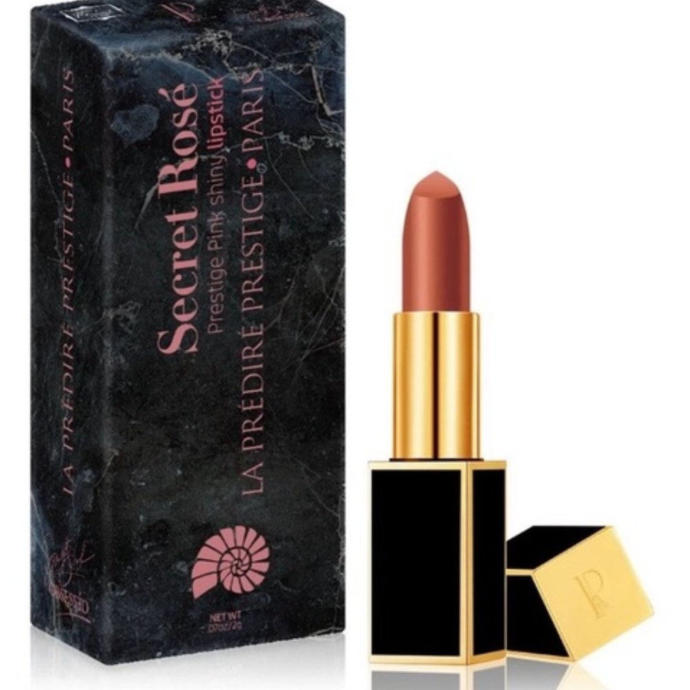 LA PREDIRE PRESTIGE PARIS-SECRET ROSE PRESTIGE PINK SHINY LIPSTICK-0.07 oz / 2 g